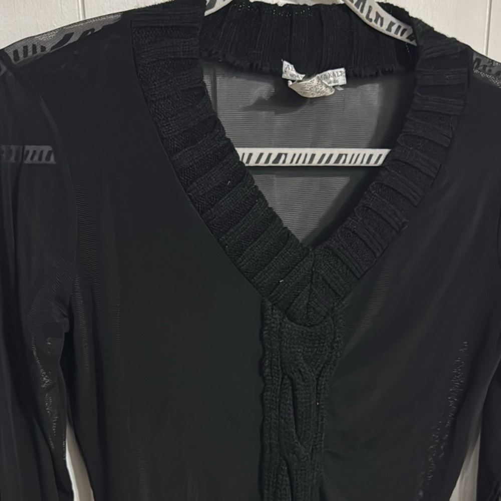 Alberto Makali Black Blouse